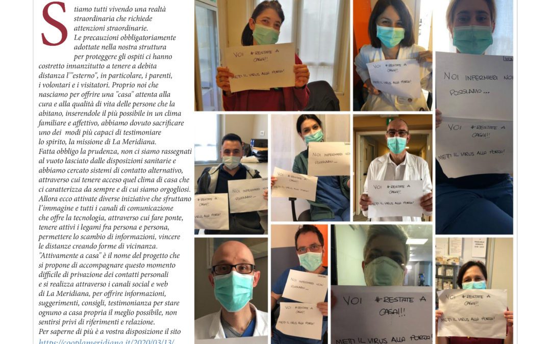 La SLA al tempo del coronavirus: noi da “sempre” siamo a casa!