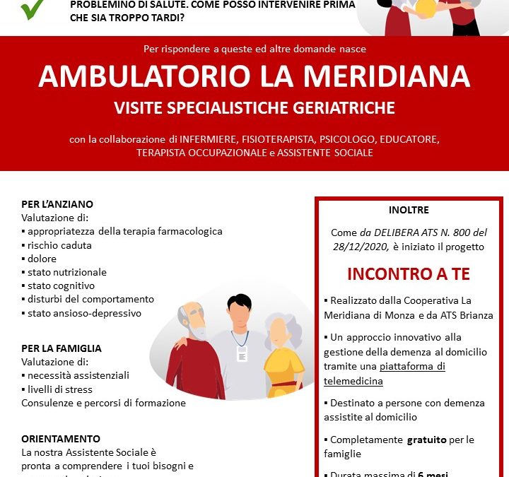 PROGETTO INCONTRO A TE: una presa in carico a 360 gradi