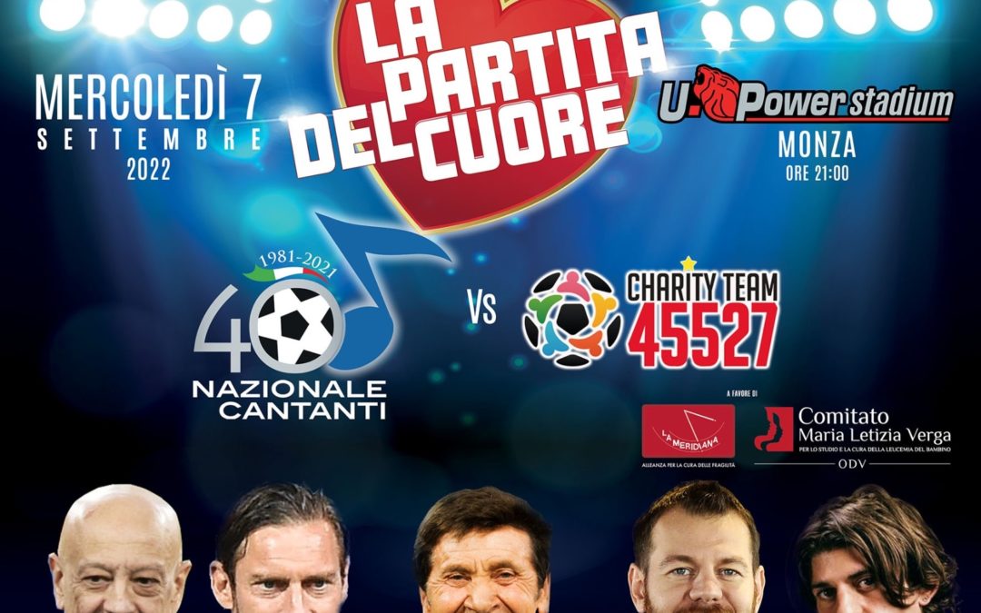 La Partita del Cuore:  al via la prevendita dei biglietti